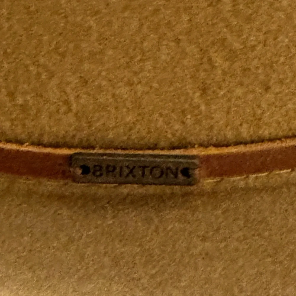 Boutique Brixton Wesley Chocolate Brown Wool Felt Fedora Leather Trim